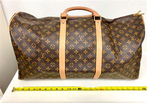 lv duffle bag fake